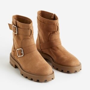 H&M Women's Tan Ankle Boots